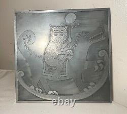 Original Barbara Garrison intaglio children's book illustration etching plate