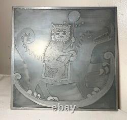 Original Barbara Garrison intaglio children's book illustration etching plate