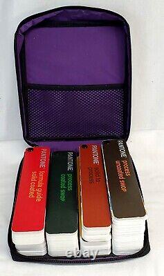 PANTONE Color Formula FAN GUIDES 1st Ed & Carrying Case COATED Uncoated MATTE