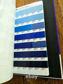 PANTONE Plus Series Solid Chip Coated Color Reference Binder GUC Chips Missing