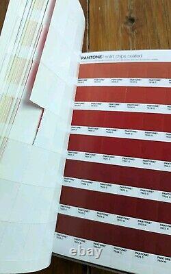 PANTONE Plus Series Solid Chip Coated Color Reference Binder GUC Chips Missing