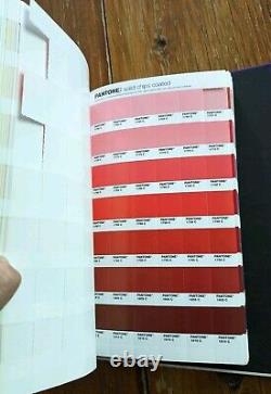 PANTONE Plus Series Solid Chip Coated Color Reference Binder GUC Chips Missing