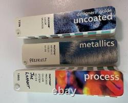 Pantone 1996 Edition Process Uncoated, Metallics, Process Set In Zipper Case