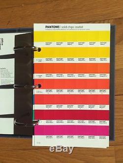 Pantone Color Chip Book Solid Coated Peel and Place