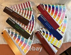 Pantone Color Formula Guide / Set of 6 with Case Coated Matte Uncoated. 2005
