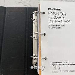 Pantone Fashion, Home + Interiors Metallic Shimmers Color Specifier