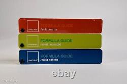 Pantone Formula Guide Set Solid Coated Uncoated Matte Open Box