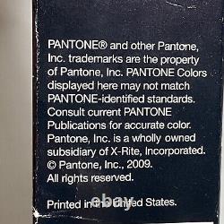 Pantone Formula Guide Solid Coated And Uncoated 2009 Fourth Edition Fifth Print