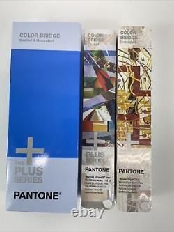 Pantone Plus Series Color Bridge Guide COATED & UNCOATED Solid Colors. NewSealed
