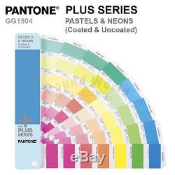 Pantone Plus Series Color Formula Guide GG1504 PASTELS & NEONS Coated & Uncoated