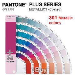 Pantone Plus Series Color Formula Guide GG1507 METALLICS (Coated) 301 Colors