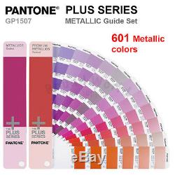 Pantone Plus Series GP1507 METALLIC (Coated) Color Formula Guide Set 601 Colors