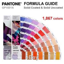 Pantone Plus Series GP1601N Color Formula Guide Solid Coated & Uncoated 2016 NEW