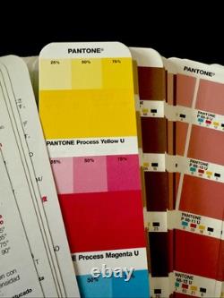 Pantone Plus Series Uncoated CMYK 4 Color Guide Reference Book For Printing