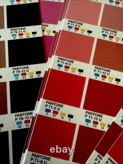 Pantone Plus Series Uncoated CMYK 4 Color Guide Reference Book For Printing