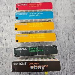 Pantone Process Uncoated SWOP Solid Coated Formula Guide 2001 Lot of 6 and Case