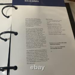 Pantone Solid Chips Coated Book Matching System Used