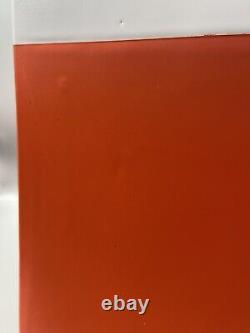 Pantone Universe Tangerine Tango 10Waste Basket Trash Can Ceramic RARE 17-1463