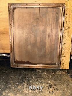 Print Block Border Frame Copper Face 9 X 7 Approx