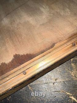 Print Block Border Frame Copper Face 9 X 7 Approx