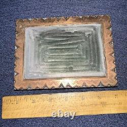 Print Block Border Frame Copper Face, Nice Details