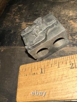 Print Block General on Horse Civil War Lead Block! Amazing Image