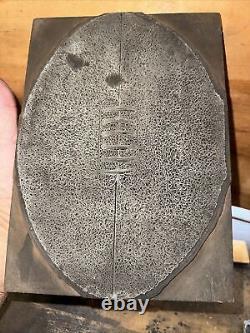 Print Block Large Football 9 X 7 Approximately