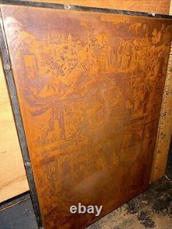 Print Block (Religious Scene Crucifixion) Copper Face Amazing Details