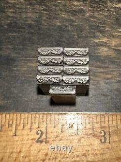 Print Blocks 9 Ornamental Borders Nice Lines, Lead