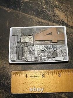 Print Blocks Lead & Copper Ornamentals Borders Dingbats. Beautiful Variety #10