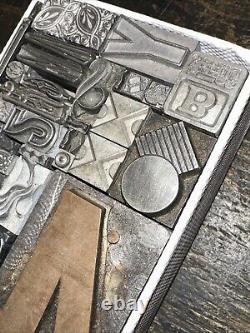 Print Blocks Lead & Copper Ornamentals Borders Dingbats. Beautiful Variety #10