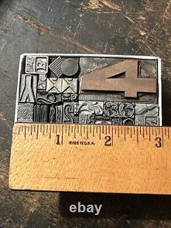 Print Blocks Lead & Copper Ornamentals Borders Dingbats. Beautiful Variety #10