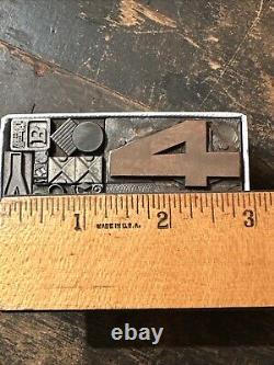 Print Blocks Lead & Copper Ornamentals Borders Dingbats. Beautiful Variety #10