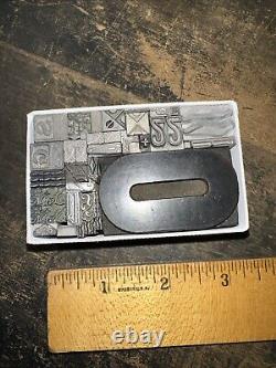 Print Blocks Lead & Copper Ornamentals Borders Dingbats. Beautiful Variety #13