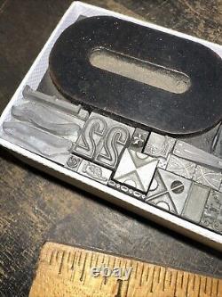 Print Blocks Lead & Copper Ornamentals Borders Dingbats. Beautiful Variety #13