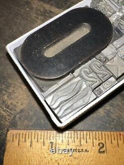 Print Blocks Lead & Copper Ornamentals Borders Dingbats. Beautiful Variety #13