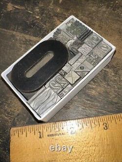Print Blocks Lead & Copper Ornamentals Borders Dingbats. Beautiful Variety #13