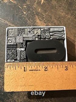 Print Blocks Lead & Copper Ornamentals Borders Dingbats. Beautiful Variety #13