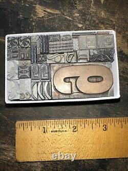 Print Blocks Lead & Copper Ornamentals Borders Dingbats. Beautiful Variety #19