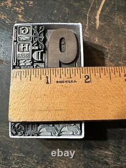 Print Blocks Lead & Copper Ornamentals Borders Dingbats. Beautiful Variety #19