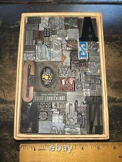 Print Blocks Lead Ornamental Borders Dingbats Gorgeous Variety! #78