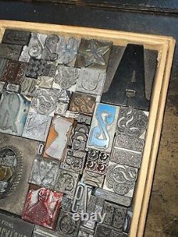 Print Blocks Lead Ornamental Borders Dingbats Gorgeous Variety! #78