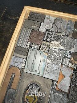Print Blocks Lead Ornamental Borders Dingbats Gorgeous Variety! #78