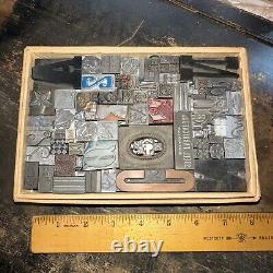 Print Blocks Lead Ornamental Borders Dingbats Gorgeous Variety! #78