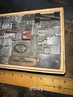 Print Blocks Lead Ornamental Borders Dingbats Gorgeous Variety! #78