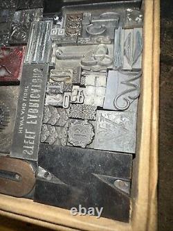 Print Blocks Lead Ornamental Borders Dingbats Gorgeous Variety! #78