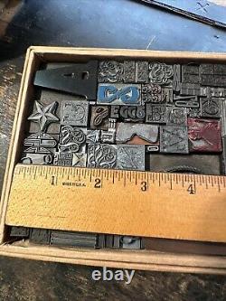 Print Blocks Lead Ornamental Borders Dingbats Gorgeous Variety! #78