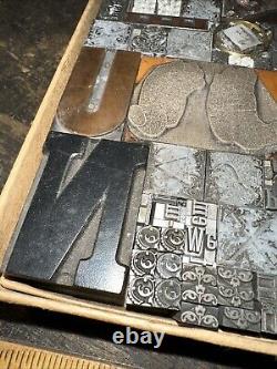 Print Blocks Lead Ornamental Borders Dingbats Gorgeous Variety! #79