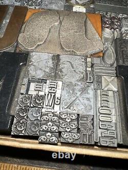 Print Blocks Lead Ornamental Borders Dingbats Gorgeous Variety! #79