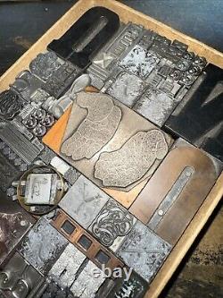 Print Blocks Lead Ornamental Borders Dingbats Gorgeous Variety! #79